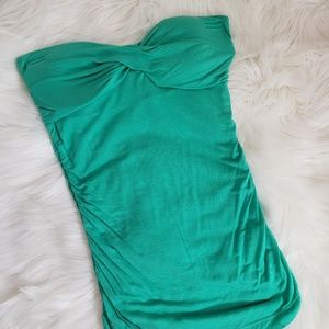 Green tube top